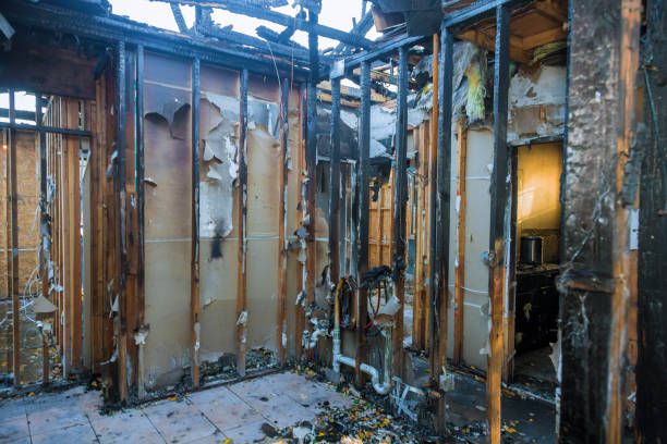 Professional Emergency Fire Cleanup technician working in Forest Lake, MN